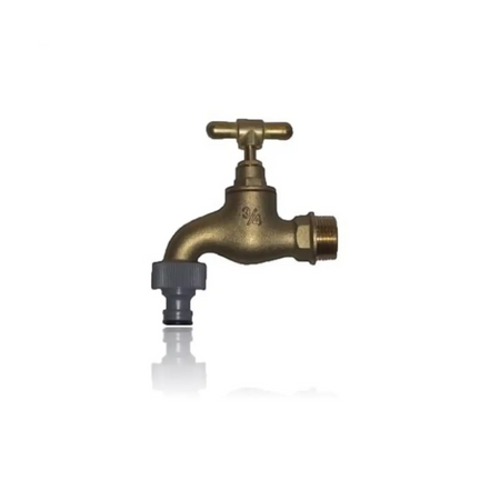 Heavy duty brass bib tap
