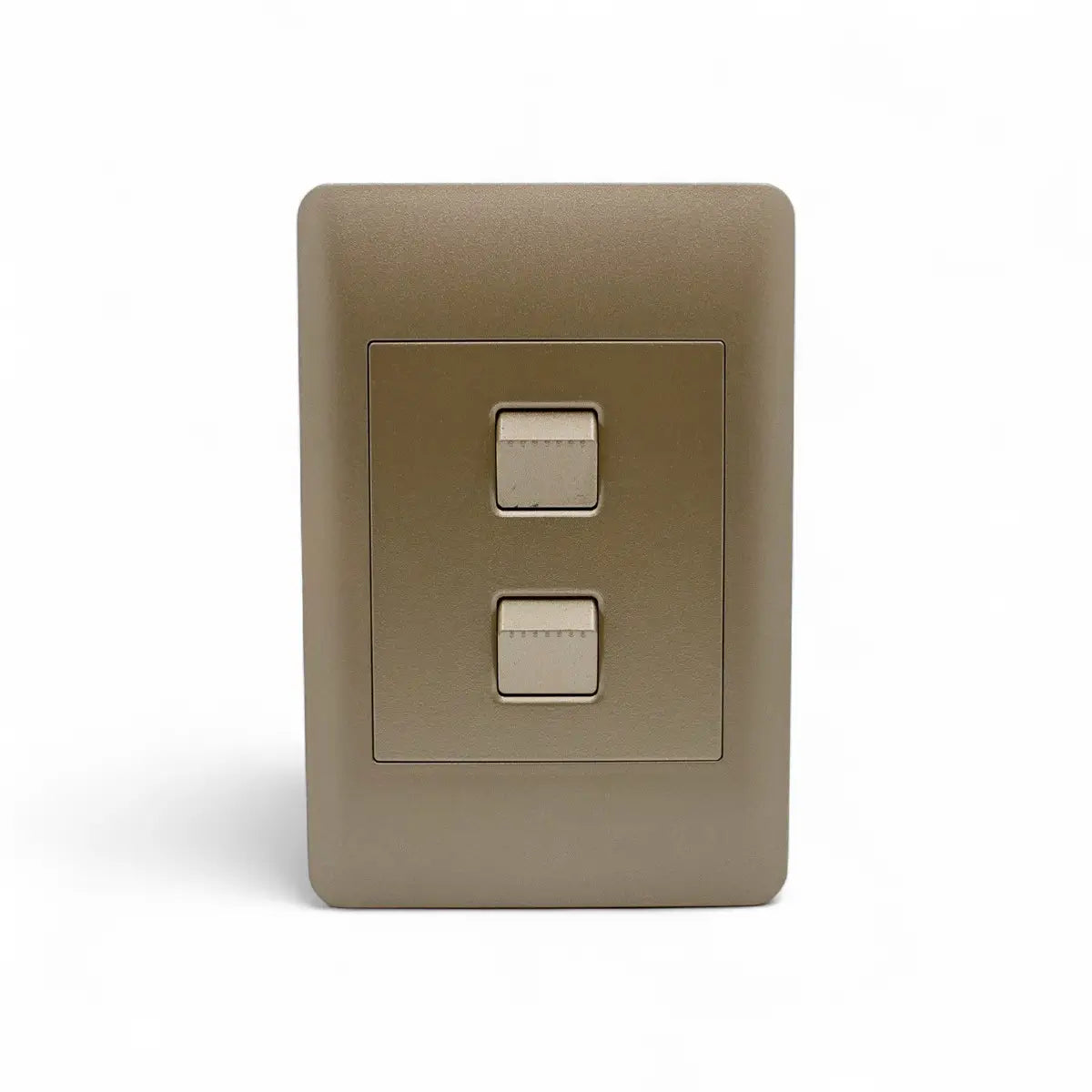 Lesco Apollo 100X50Mm 2Lever 1W Elegant Gold Light Switches