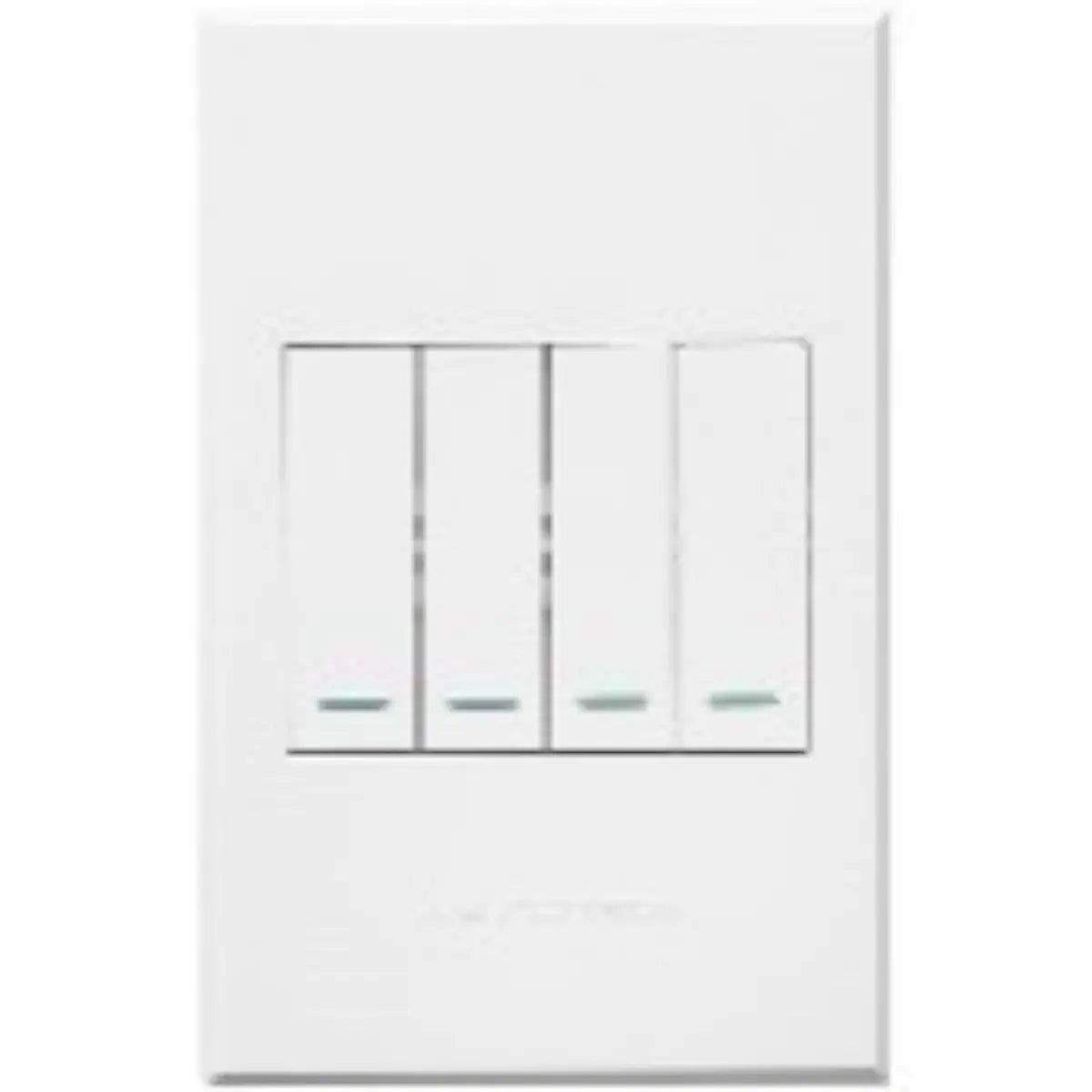 Four lever light switch