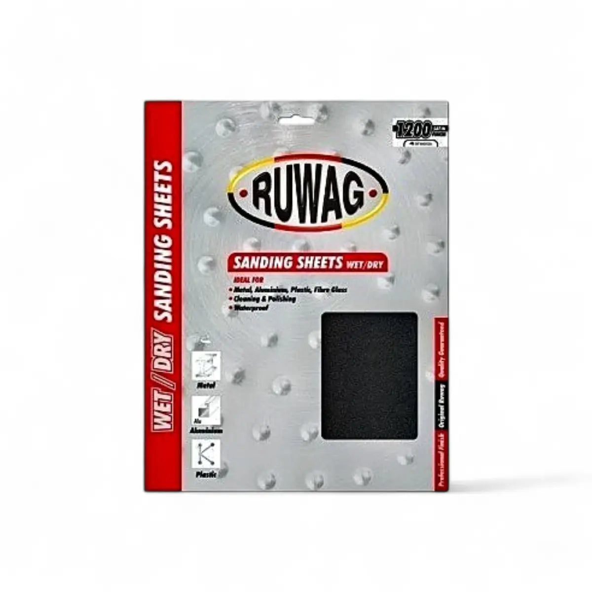 Waterproof Wet/Dry Sandpaper Sheet (4-Pack)