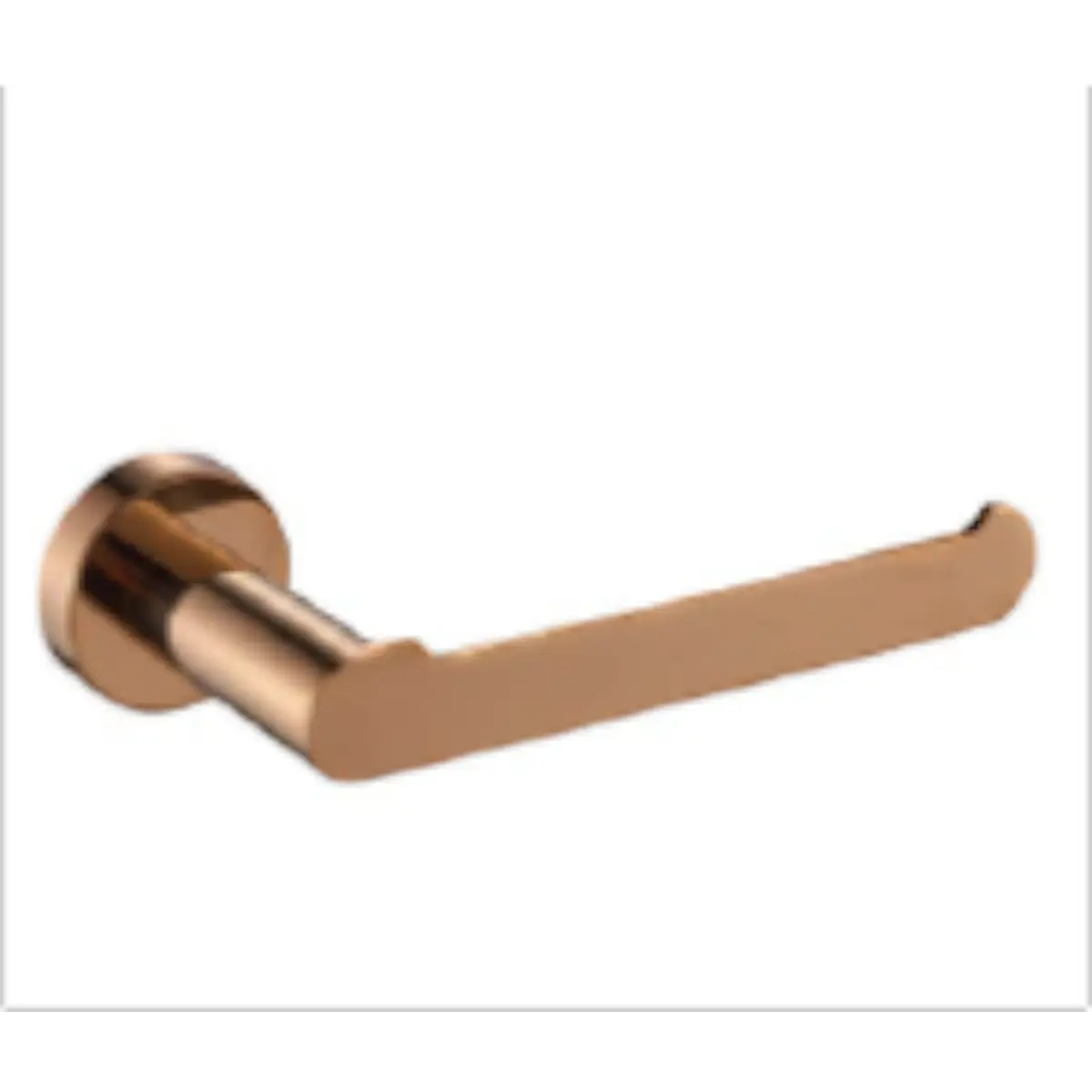 Rose gold toilet paper holder