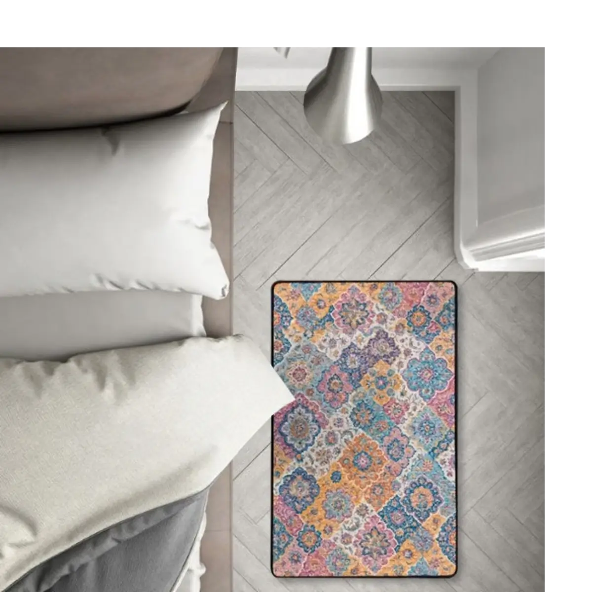 Ethnic pattern floor mat