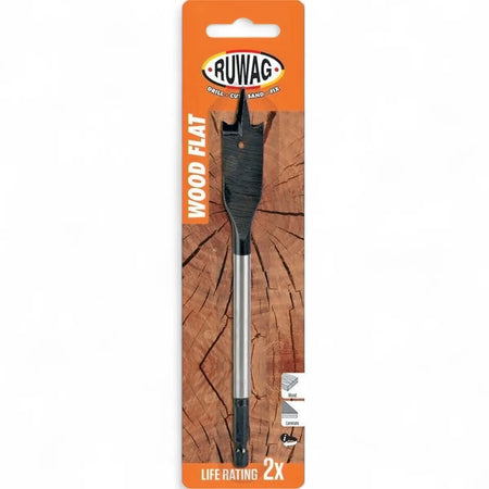 Standard Flat Wood Drill Bit (Carded)