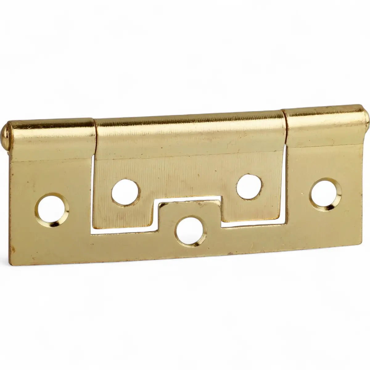 Brass Plated Flush Hinge (2-Pack)