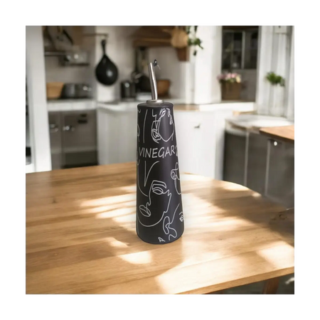 Ceramic vinegar pouring bottle