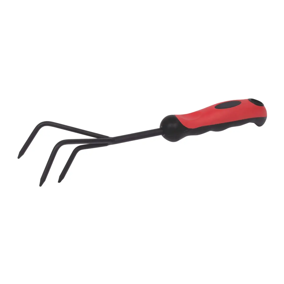 Three prong garden cultivator tool