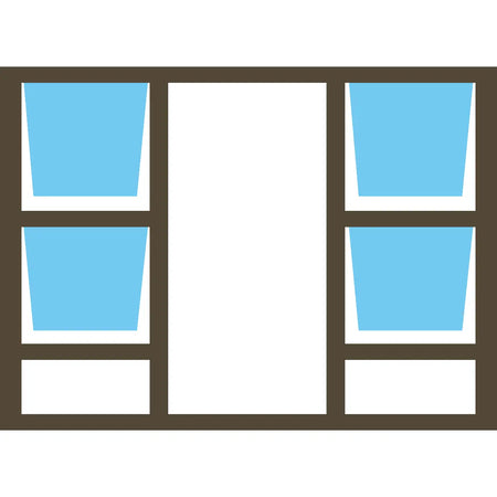 Valuwin Aluminium Top Hung Window PTT2415 (2400X1500) 4 OPENER - Al's Hardware