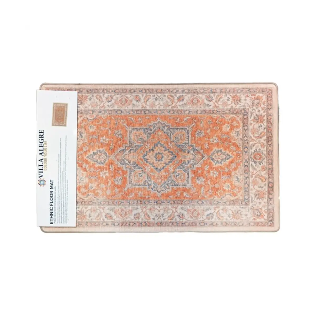 Ethnic pattern floor mat