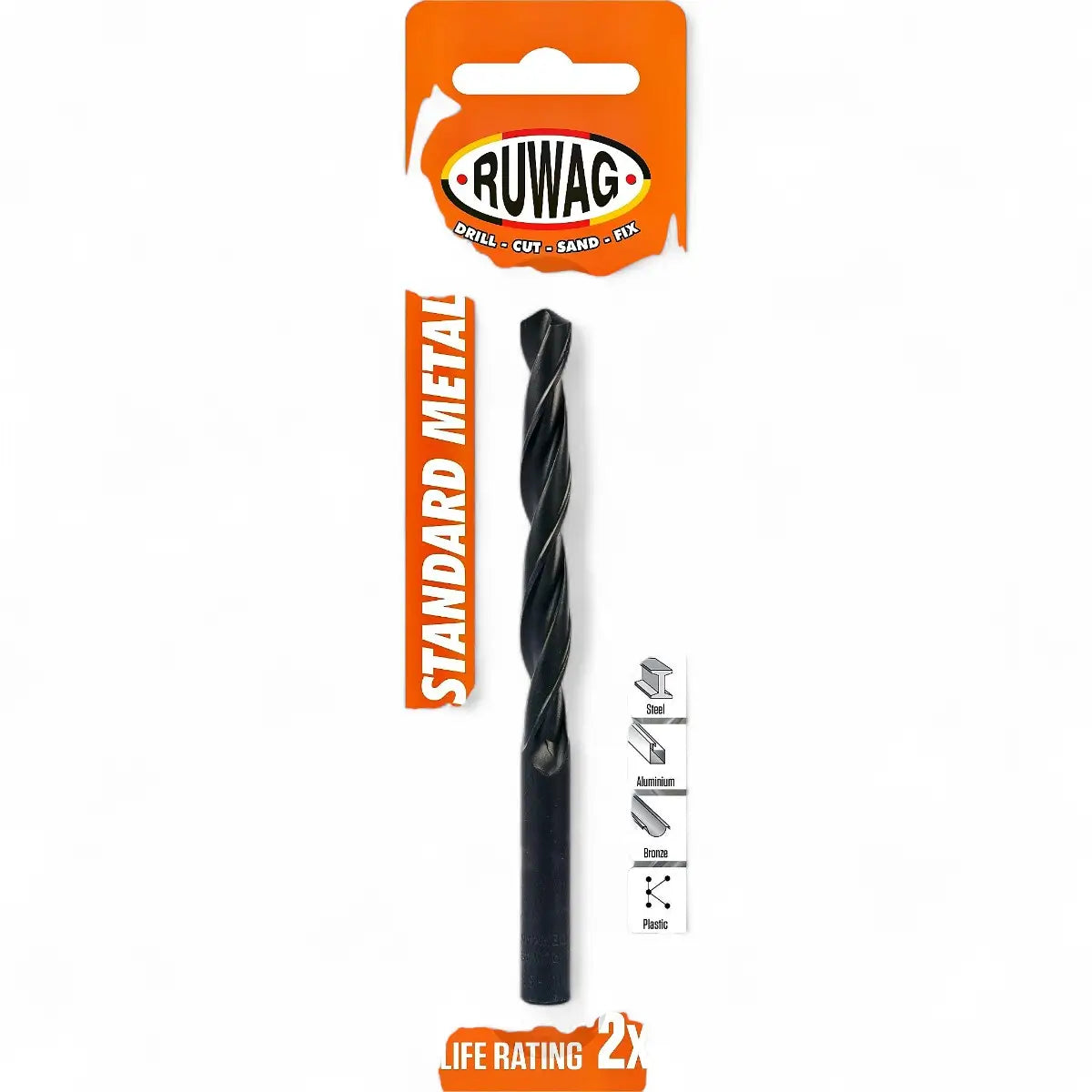 Standard Metal Drill Bit (Carded)