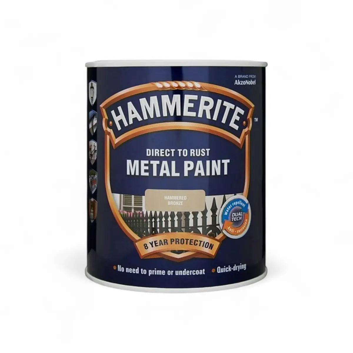 Hammerite Dtr Sb Hammered Bronze 1L Paint