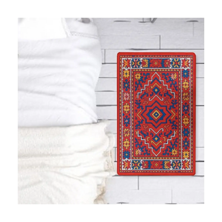 Ethnic patterned floor mat