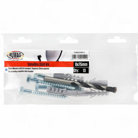 Satellite Dish Installation Fastener Kit (13-Piece)