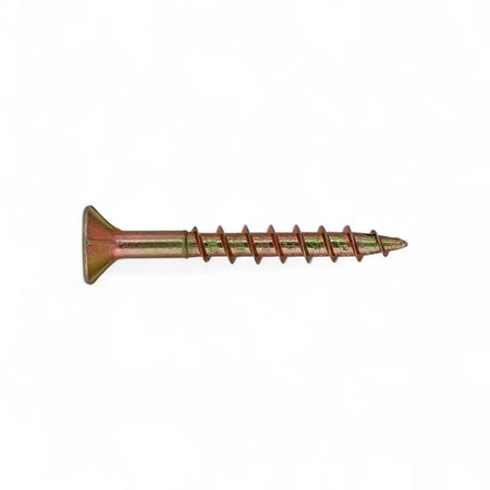 Yellow Passivated Chipboard Screw (25-Pack)