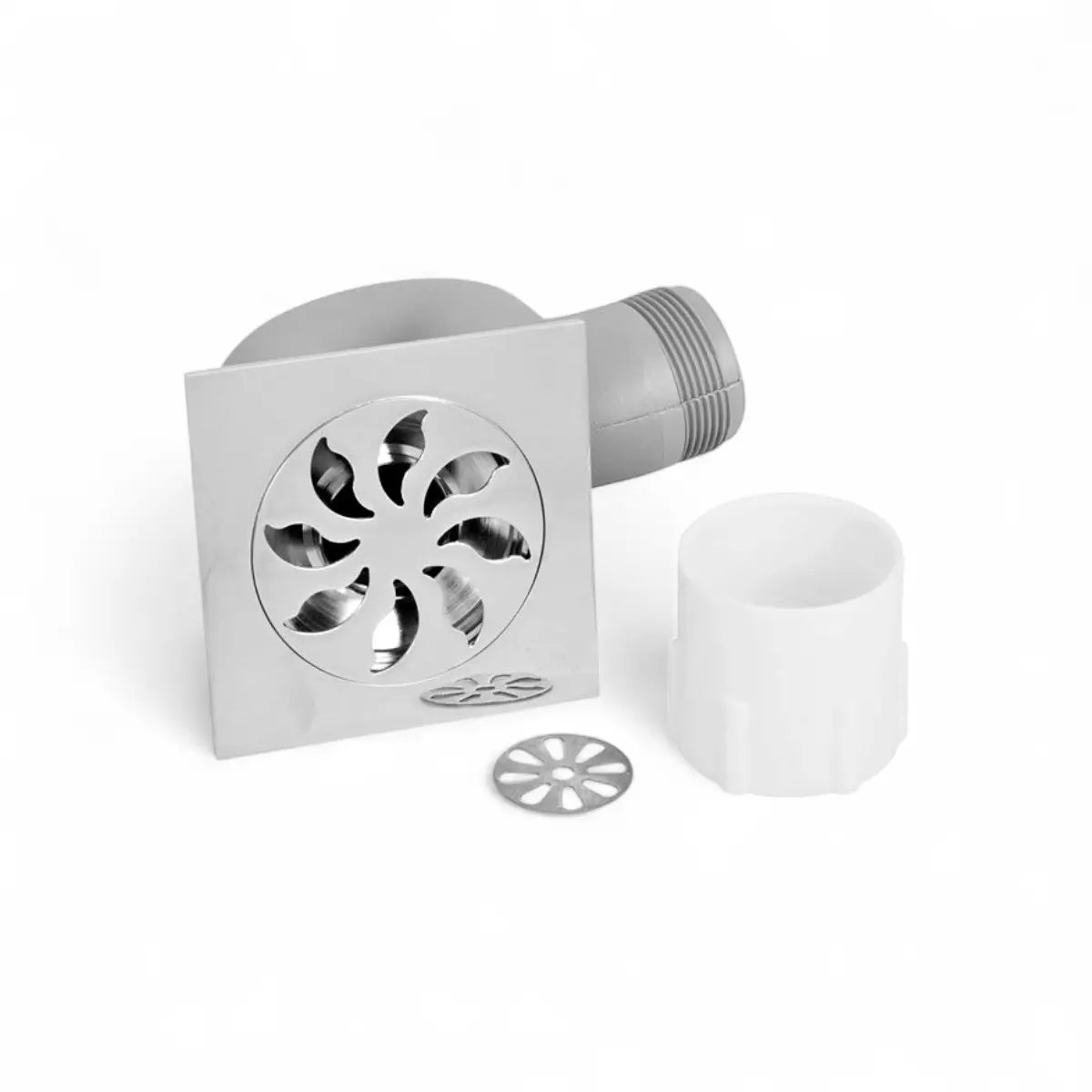 Square Brass Floor Drain - 100mm X 100mm