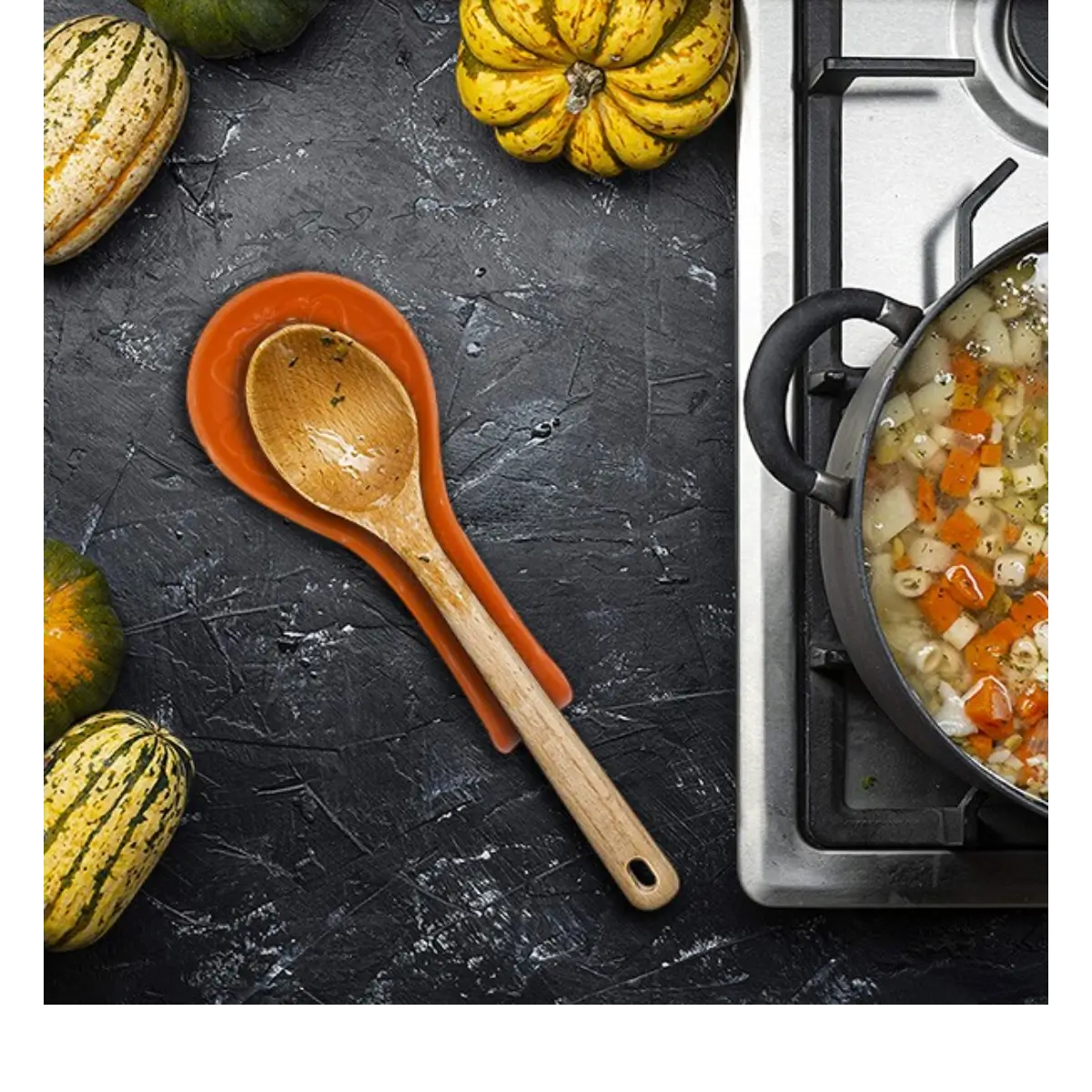 Ceramic spoon rest dish
