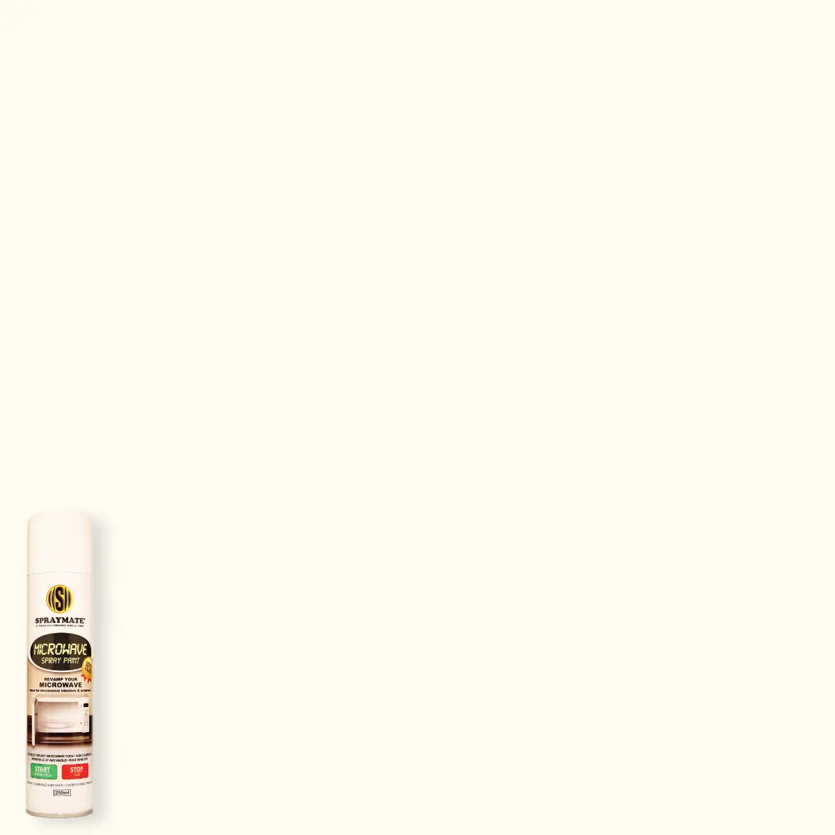 Microwave touch up paint white