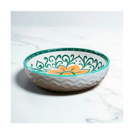 Embossed ceramic dish 12cm