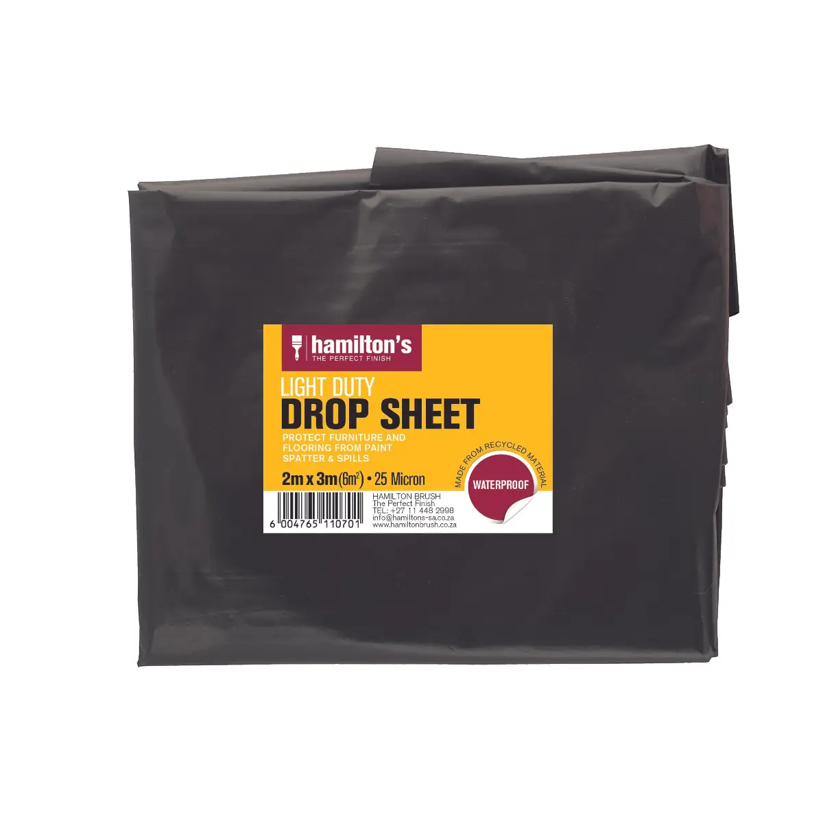 Plastic drop sheet 2x3m
