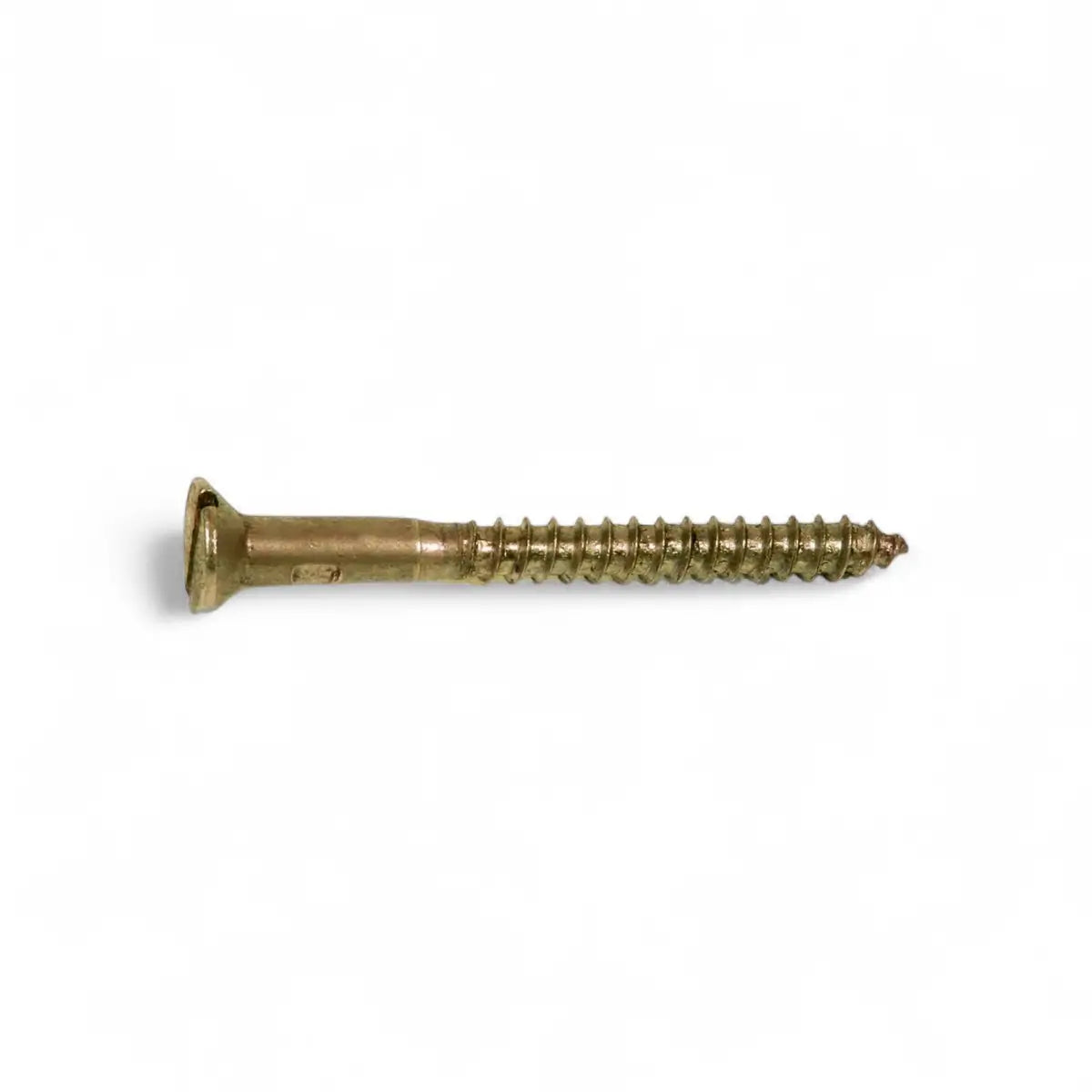 Brass Plated Wood Screw (10-Pack)