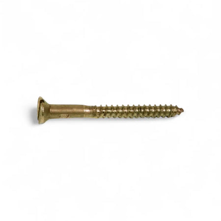 Brass Plated Wood Screw (10-Pack)