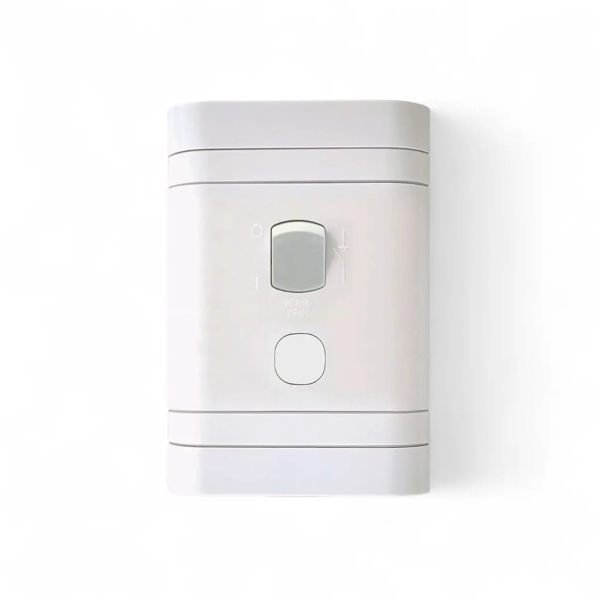 Lesco Isolator 25A 2-Pole 100X50Mm White Isolator Switch