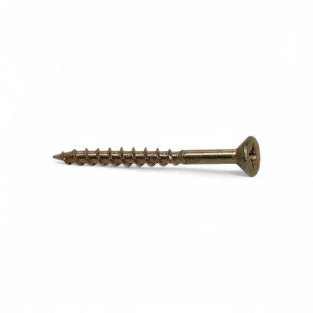Yellow Passivated Chipboard Screw (400-Pack)
