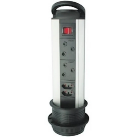 Power outlet pull up tower
