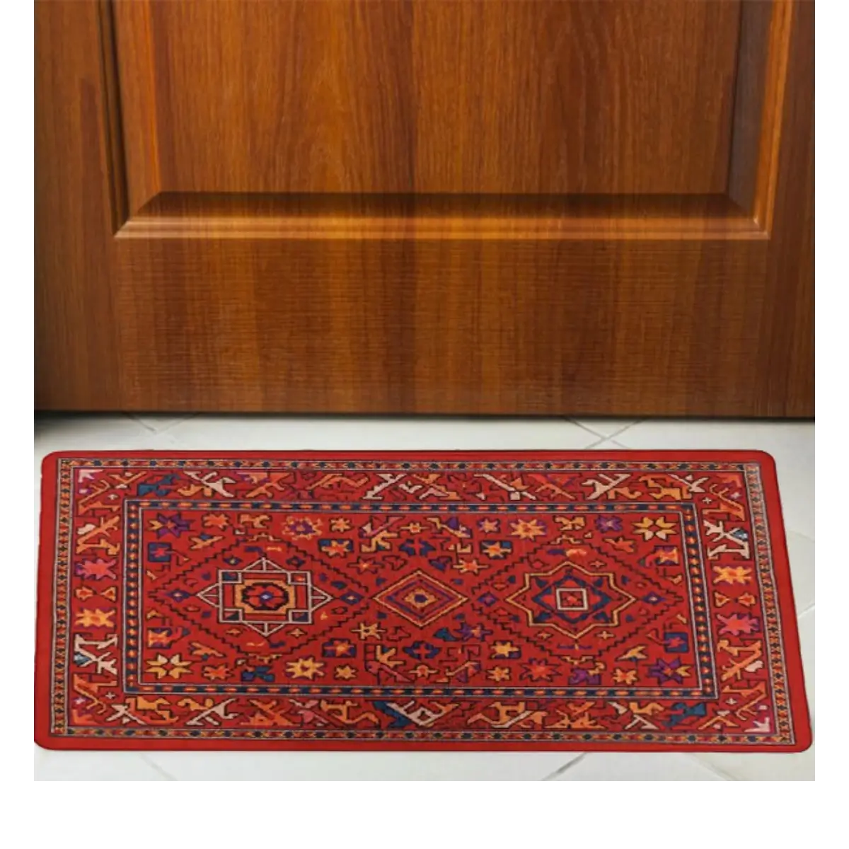 Ethnic pattern floor mat