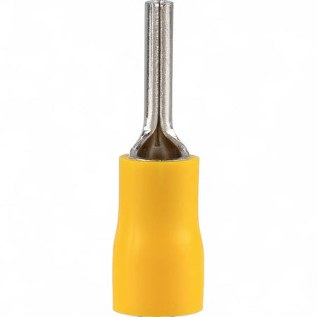 Pre-Insulated Pin Terminal - Yellow (25-Pack)