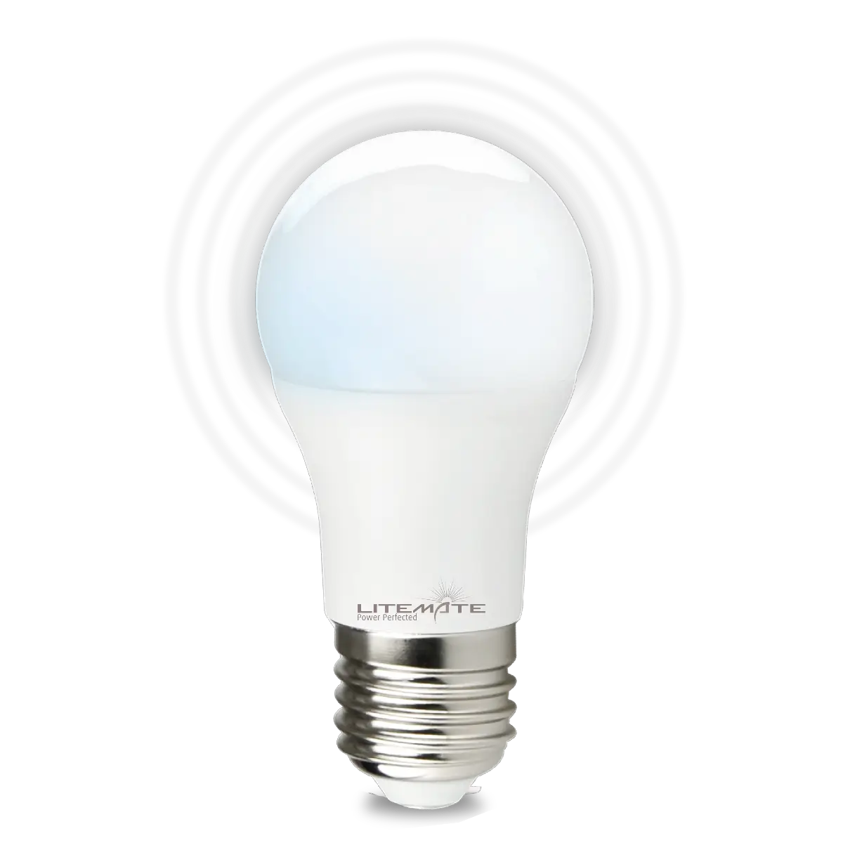 Microwave motion sensor bulb