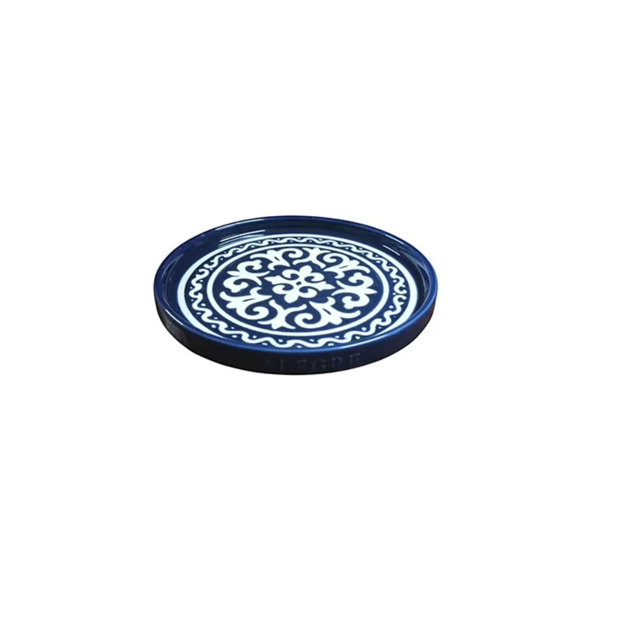 Stackable cake plate flat