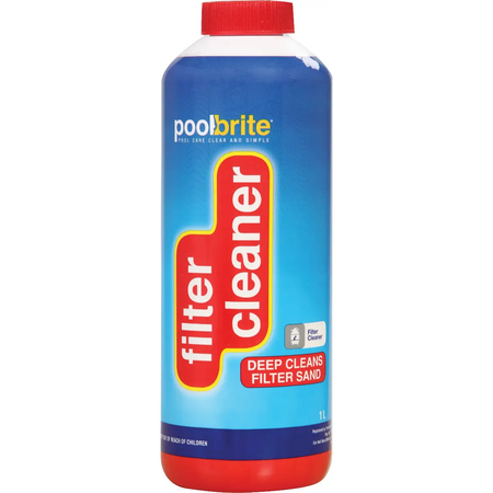 Pool filter cleaner bottle