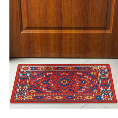 Ethnic pattern floor mat