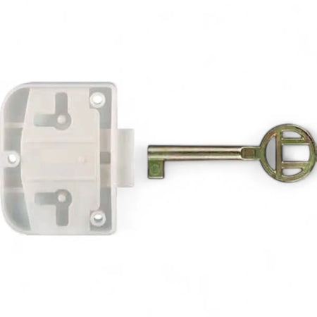 Brown Plastic Cupboard Lock (Single)