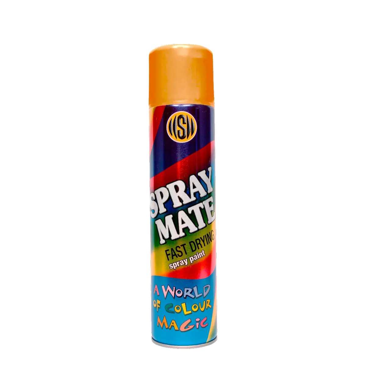 Tangerine spray paint can