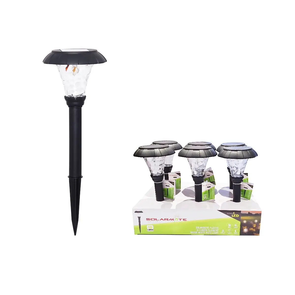 Solar path light filament style