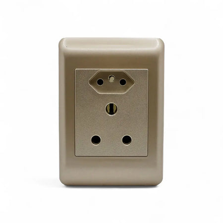 Lesco Apollo 100X50Mm Single 16A + 1 X Iec Un-Switched El Light Switches