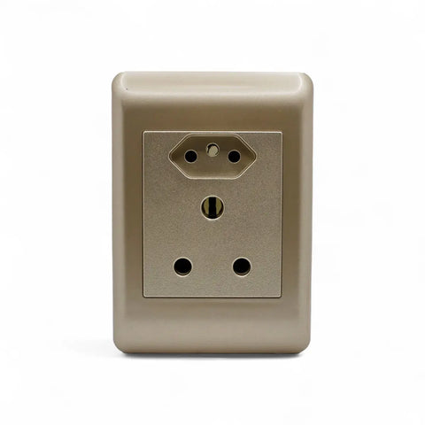 Lesco Apollo 100X50Mm Single 16A + 1 X Iec Un-Switched El Light Switches