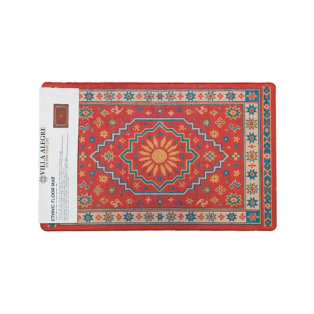 Ethnic pattern floor mat