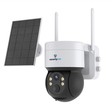 Solar outdoor security camera
