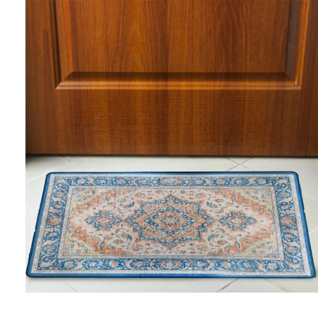 Ethnic patterned floor mat