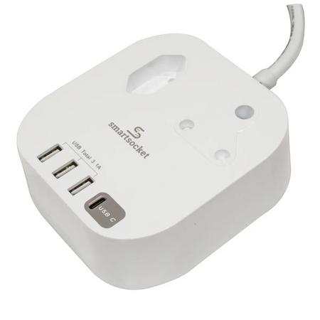 Compact USB power hub