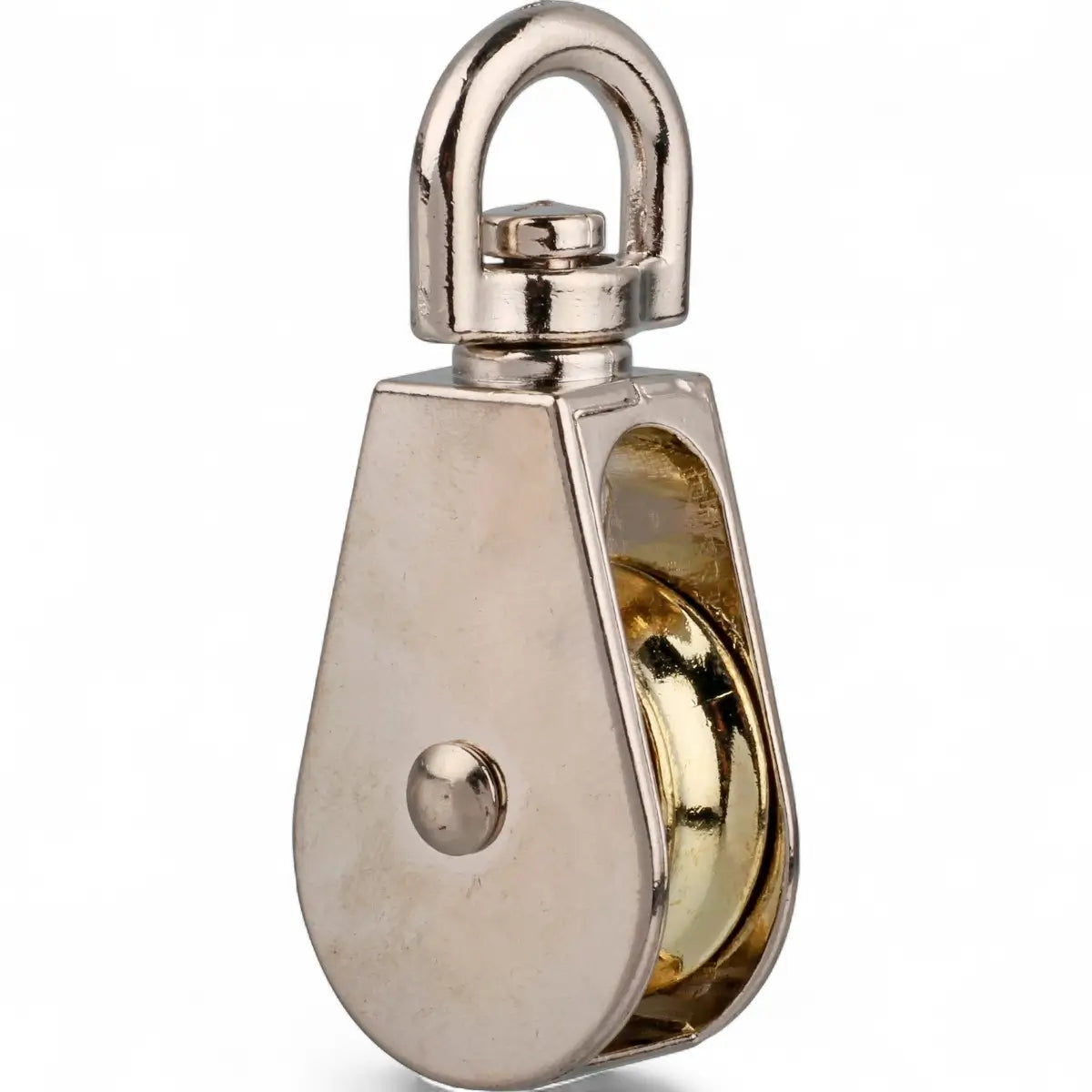 Nickel Plated Single Swivel Pulley - 38mm (Single)
