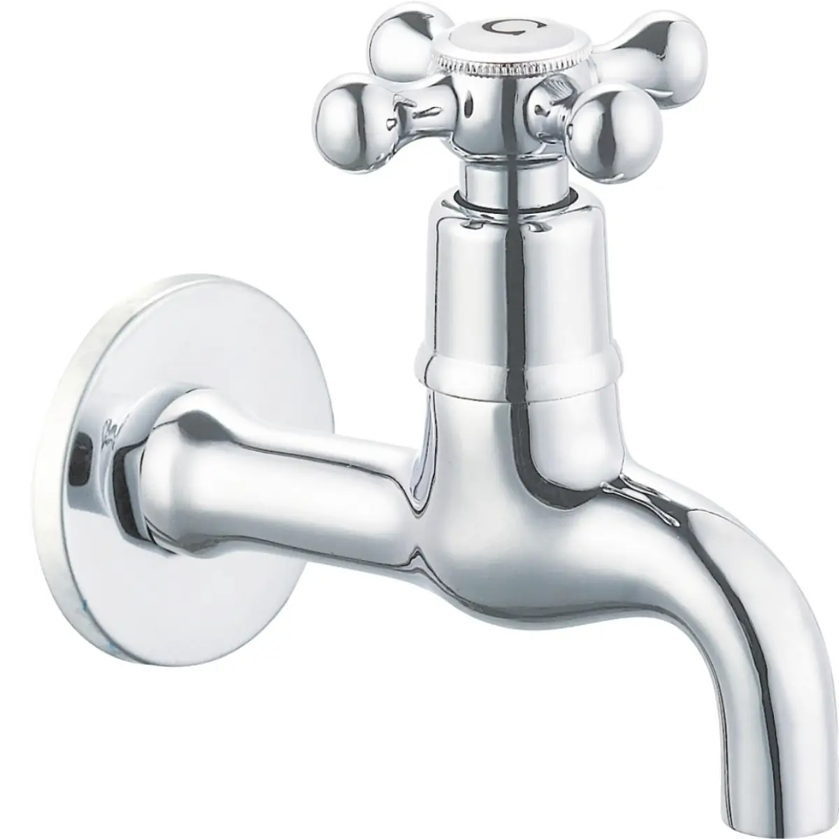 Short bib tap valve
