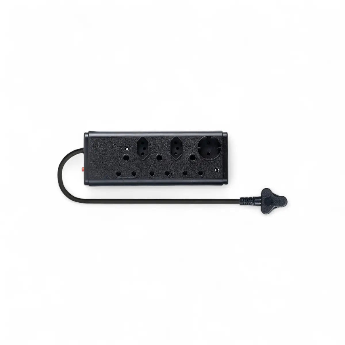 Lesco 6 Way Black Multi Plug Adaptor