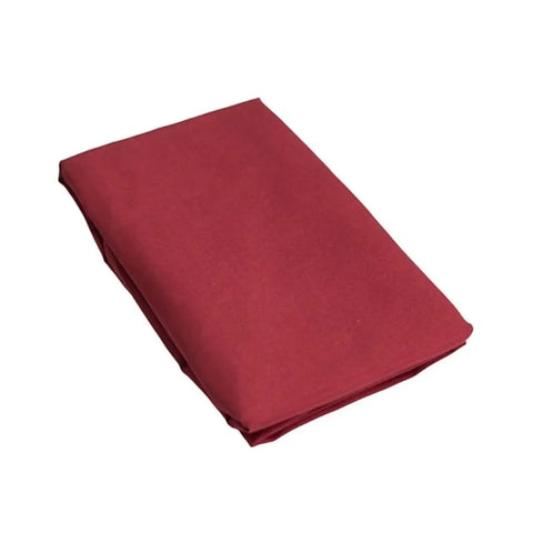 folded maroon microfiber standard pillow case