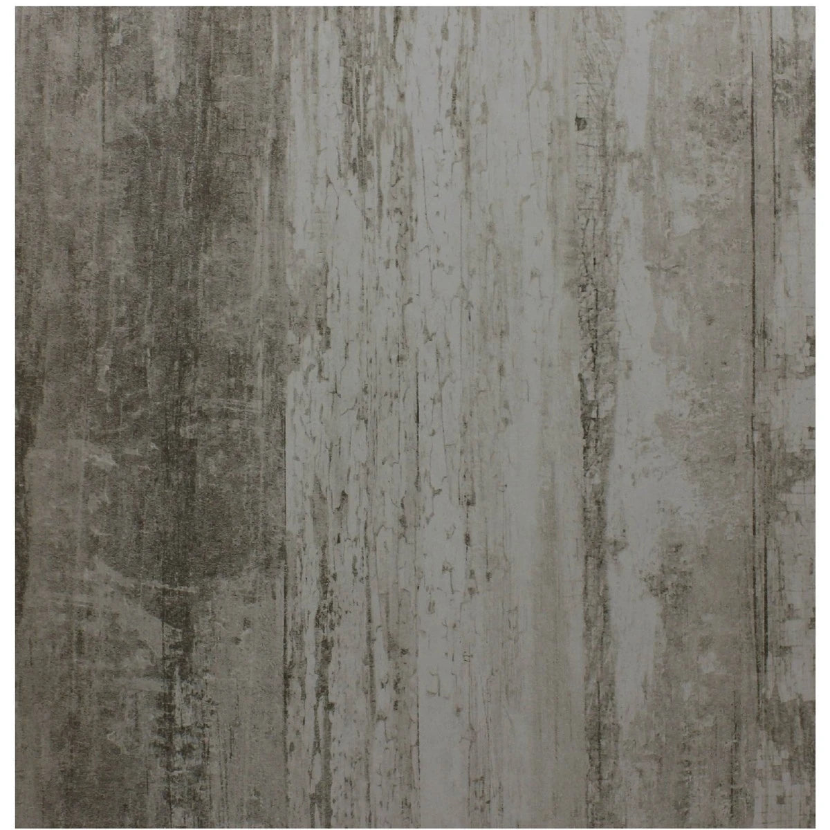 Distressed rustic wood-look Inkjet Tile 60X60 with gray, white, and brown textured surface.