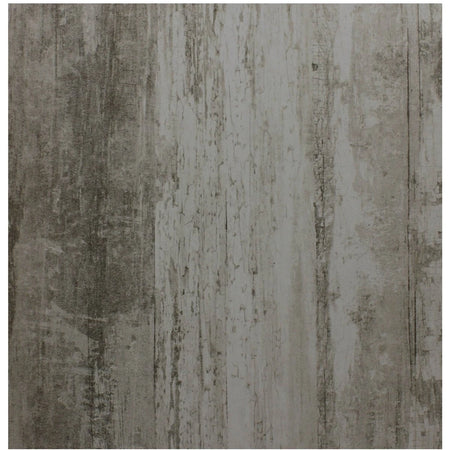 Distressed rustic wood-look Inkjet Tile 60X60 with gray, white, and brown textured surface.