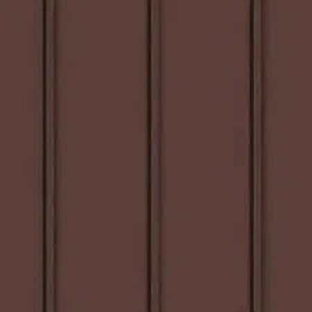 Close-up view of a dark brown corrugated Iron C/Dek IBR 0.35MM roof sheet with vertical lines.