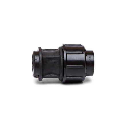 Black plastic Jenfit female adapter, 32mm x 3/4 inch, a plumbing fitting for pipe connections.
